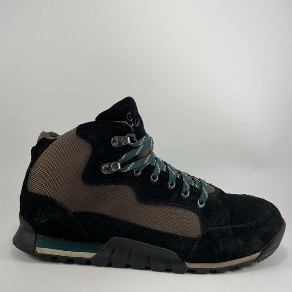 Danner Skyridge Mid Hiking Boots Mens Size 10 Black Ponderosa Suede Lace Up - Picture 1 of 11